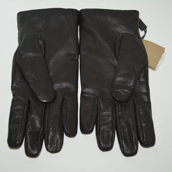 NWT BURBERRY BRITGLOVE LEATHER GLOVES - Picture 5 of 5